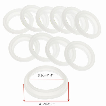 Silicone Sealing O-Rings Gaskets for Vacuum Bottle, Cover Stopper, Thermal Cup Lid, Resistance O Ring Seals, 4 cm, 5cm, 10Pcs