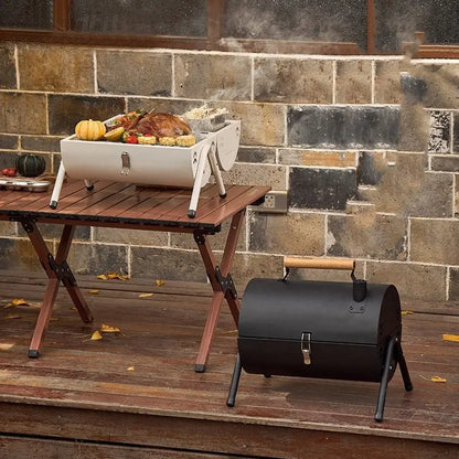 Portable Grill for Frying and Baking