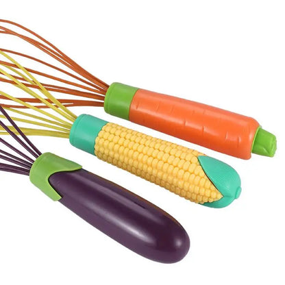 Heat-Resistant Silicone Whisk – Non-Stick Safe Balloon Egg Whisk for Mixing, Beating & Blending, Durable Kitchen Beater Tool