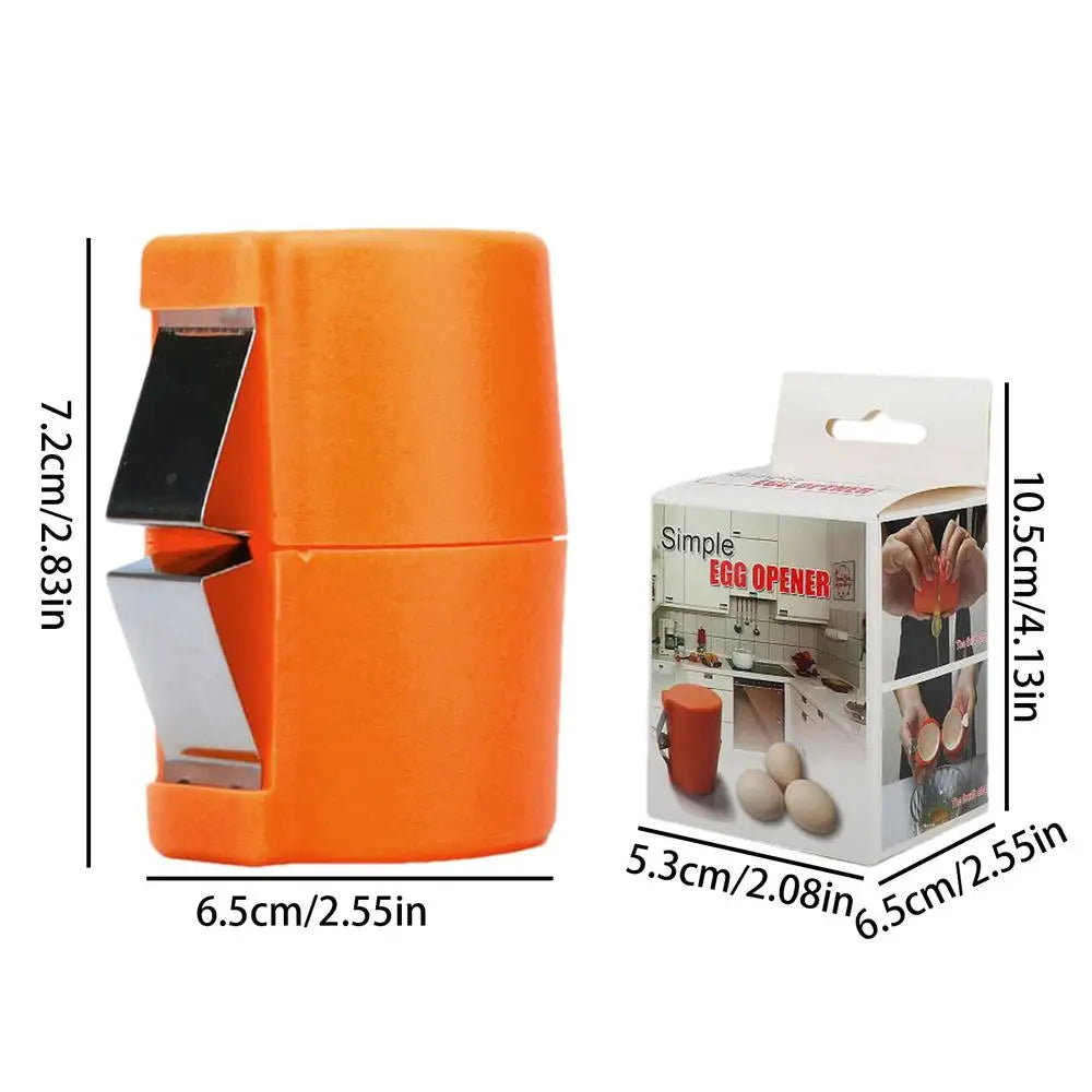 Egg Sheller & Opener Tool – Egg Beater and Separator for Boiled or Raw Eggs, Easy Peeler Kitchen Gadget for Baking & Cooking