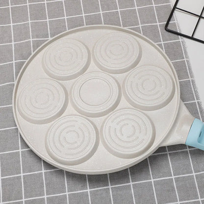 7/4 Cups Pancake Pan Egg Omelet Crepe Frying Pan Non-stick Griddle Pancake Maker Mini Pancakes Maker for Kids Breakfast