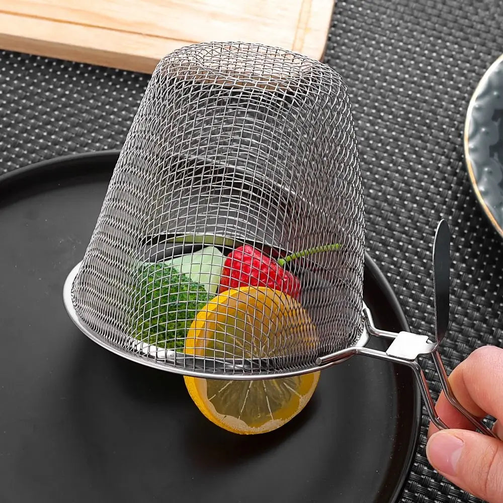 Durable Stainless Steel Mesh Strainer Spoon – Hot Pot, Frying, Noodles Scoop