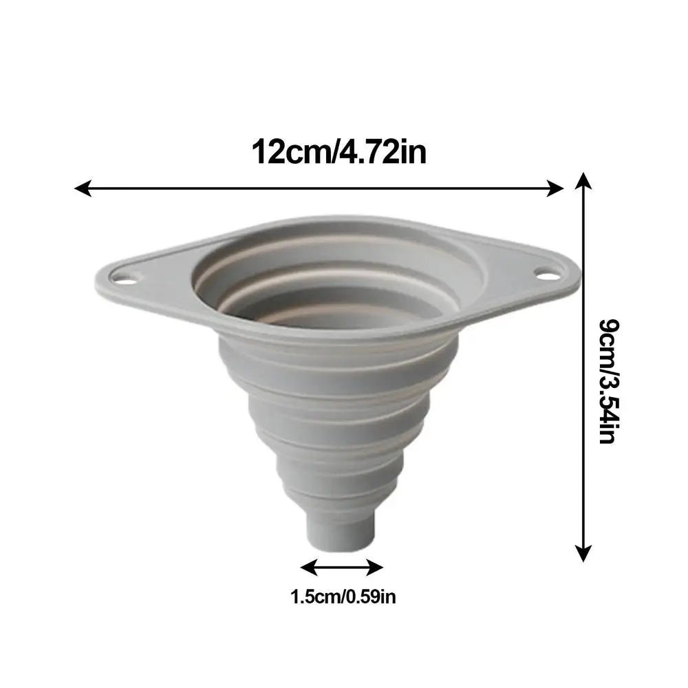 Household Foldable Funnel Silicone telescopic Portable Funnels for Fuel Hopper Beer Oil Easy to clean Kitchen Accessories Tools