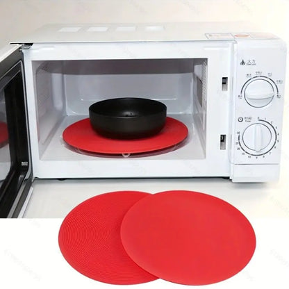 2pcs Silicone Heat Resistant Pads Non Slip Trivet Kitchen Counter Mat