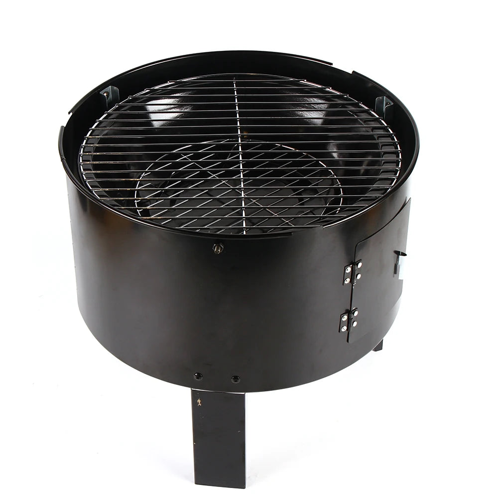 BBQ Smoker Oven Charcoal Smoker Smoker Cabinet Smoker Bin Thermometer For Outdoor Barbecue Meat Food