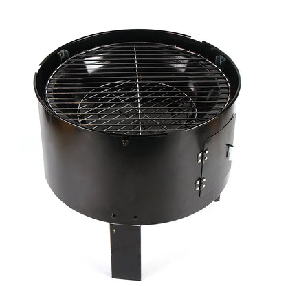 BBQ Smoker Oven Charcoal Smoker Smoker Cabinet Smoker Bin Thermometer For Outdoor Barbecue Meat Food