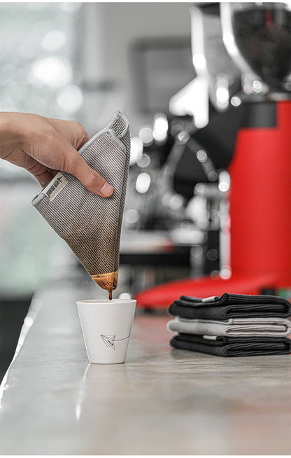 MHW-3BOMBER Coffee Bar Square Towels Barista Cleaning Cloths Professional Espresso Maker Tools Home Kitchen Accessories