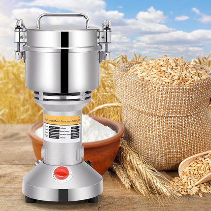 150g/500g Electric Herb & Grain Grinder – High-Speed 28,000 RPM Spice Mill for Coffee Beans, Nuts, Seeds, Flour & Powdered Herbs