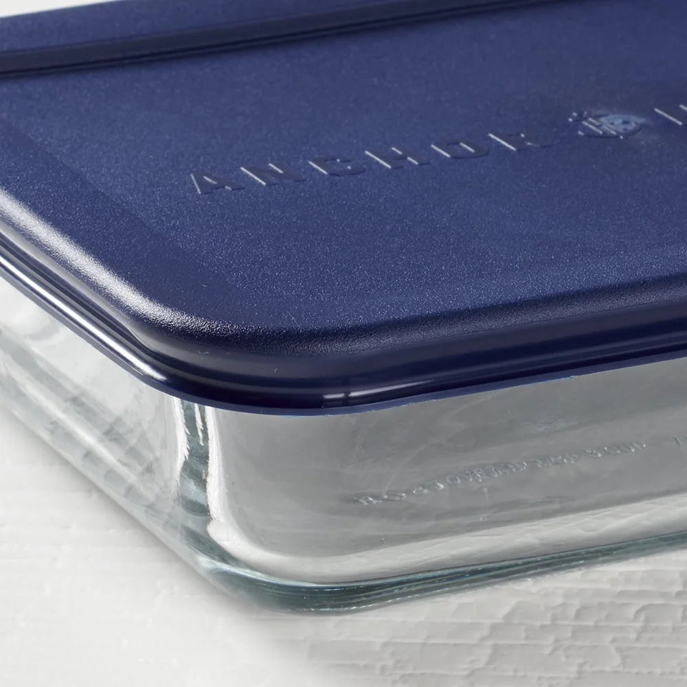 2-Piece Glass Food Storage Containers – BPA-Free, Microwave & Dishwasher Safe