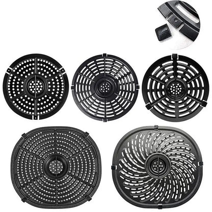 10Pcs Silicone Air Fryer Rubber Bumpers – Heat-Resistant Protective Feet Covers for Grill Pan, Basket & Kitchen Accessories