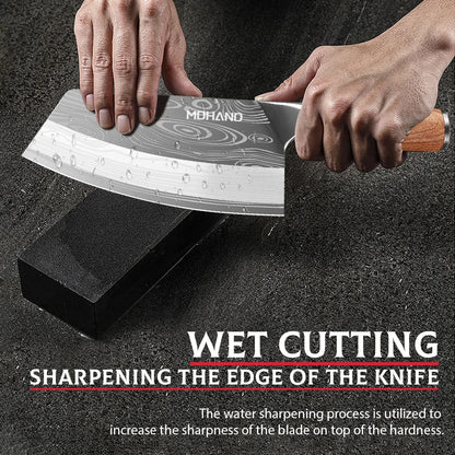 MDHAND Meat Cleaver Knife Forged Stainless Steel Professional Chinese Chef Knife Meat Vegetable Chopping Kitchen Knives