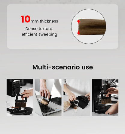 MHW-3BOMBER Coffee Bar Brush Magnetic Storage Dustpan & Brush Set Portable Cleaning Brush with Handle Kitchen Bar Cleaning Tools