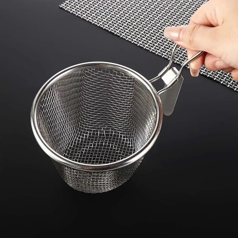 Durable Stainless Steel Mesh Strainer Spoon – Hot Pot, Frying, Noodles Scoop