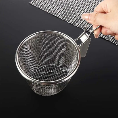 Durable Stainless Steel Mesh Strainer Spoon – Hot Pot, Frying, Noodles Scoop