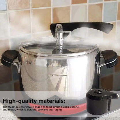 High Pressure Cooker Universal Aluminium Alloy Safety Universal Relief Jigger Valves Caps Gas And Induction Pressure Relief