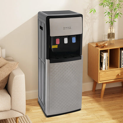 Bottom Load Water Dispenser for Home, Hot & Cold Standing Water Cooler Dispenser 3 Temp Modes, 500W Heating, 90W Cooling
