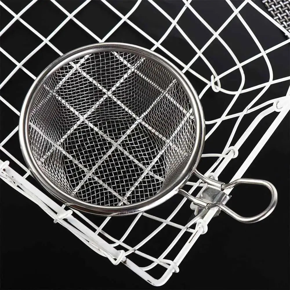 Durable Stainless Steel Mesh Strainer Spoon – Hot Pot, Frying, Noodles Scoop