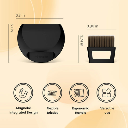 MHW-3BOMBER Coffee Bar Brush Magnetic Storage Dustpan & Brush Set Portable Cleaning Brush with Handle Kitchen Bar Cleaning Tools