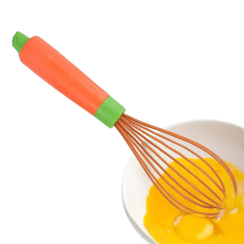 Heat-Resistant Silicone Whisk – Non-Stick Safe Balloon Egg Whisk for Mixing, Beating & Blending, Durable Kitchen Beater Tool