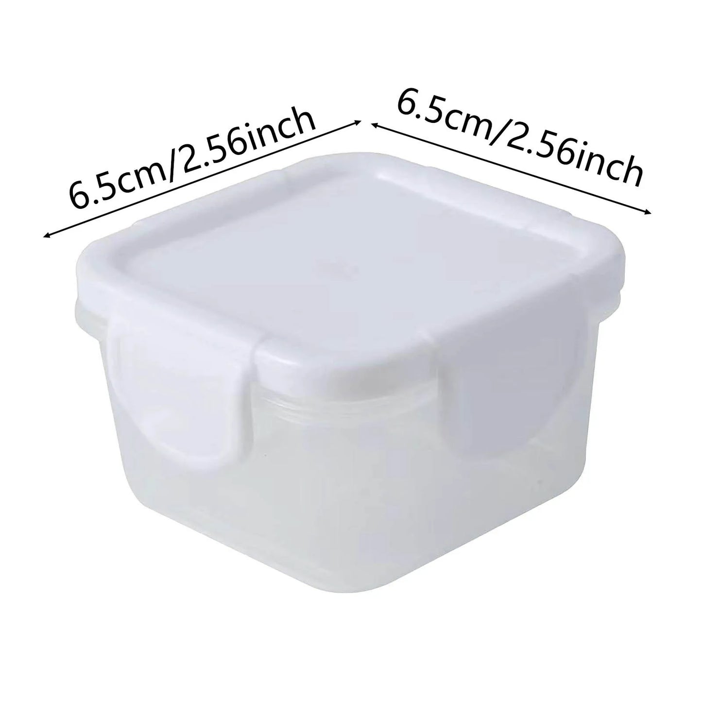 Mini Food Storage Container – Small Plastic Moisture-Proof Box with Leakproof Lid for Spices, Snacks, Seasonings & Kitchen Organization