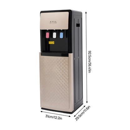 Bottom Load Water Dispenser for Home, Hot & Cold Standing Water Cooler Dispenser 3 Temp Modes, 500W Heating, 90W Cooling