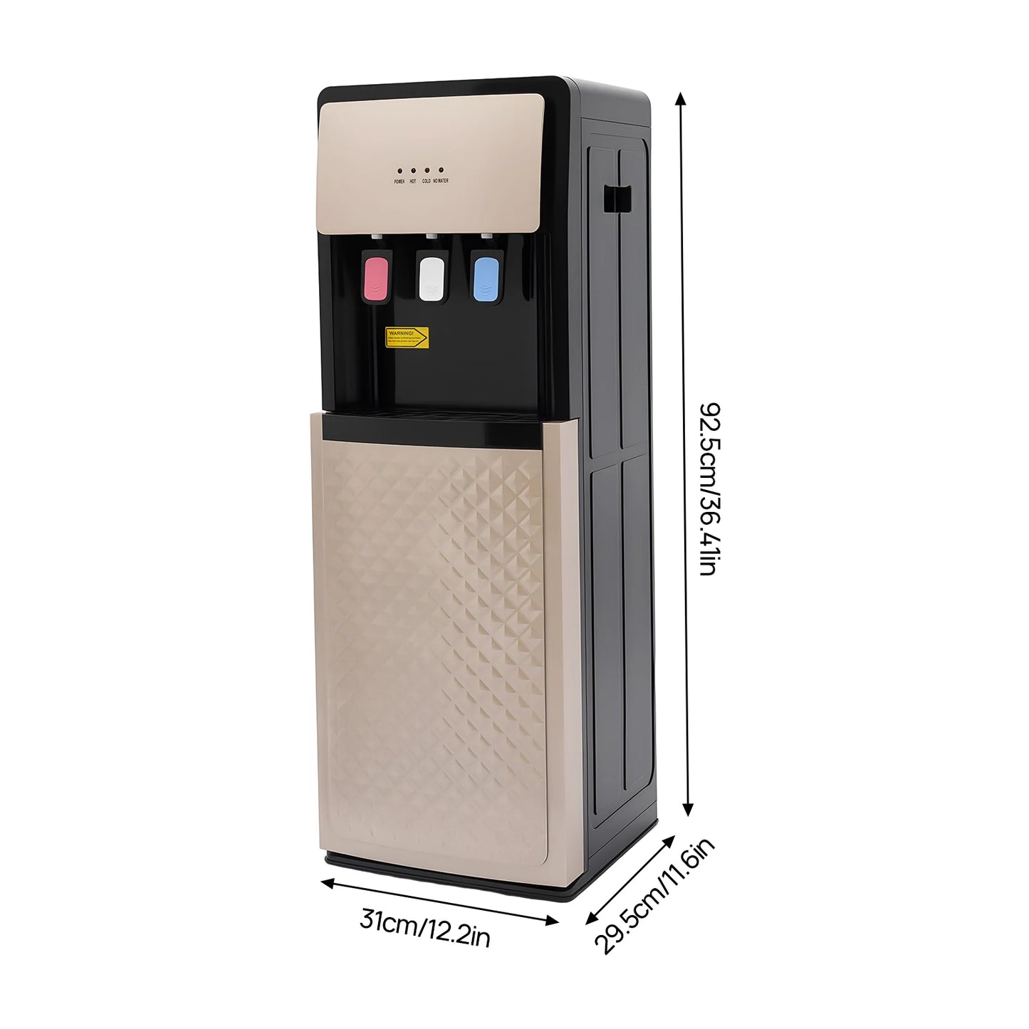 Bottom Load Water Dispenser for Home, Hot & Cold Standing Water Cooler Dispenser 3 Temp Modes, 500W Heating, 90W Cooling