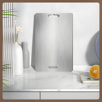 Stainless Steel Chopping Board | Dishwasher Safe & Scratch Resistant | Hygienic Metal Cutting Board for Meat & Vegetables
