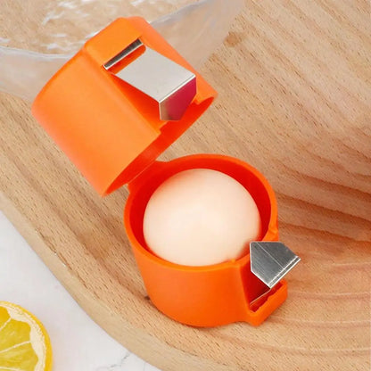 Egg Sheller & Opener Tool – Egg Beater and Separator for Boiled or Raw Eggs, Easy Peeler Kitchen Gadget for Baking & Cooking