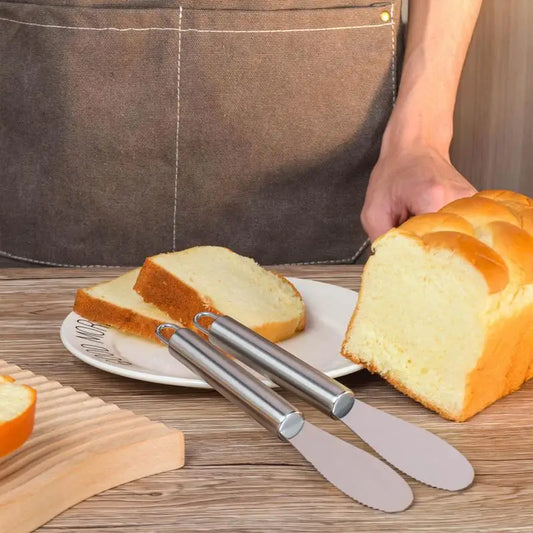 Stainless Steel Butter Spreader Kitchen Knives Stainless Steel Spreader Charcuterie Utensils For Kitchen Gadget For Cheese Jam