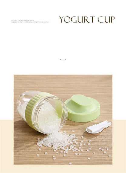 Portable Breakfast Fruit Oat Yogurt Salad Cup With Lid Spoon Food Storage Cup Fitness Weight Reducing Picnic Lunch Box Milk cup