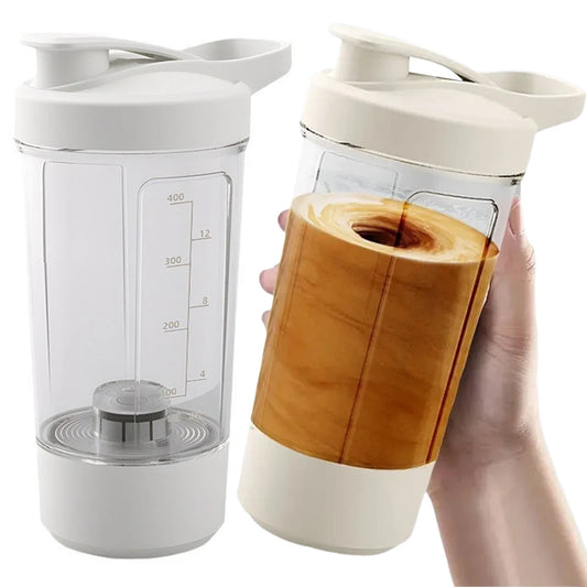 Self-Stirring Shaker Cup – Portable Automatic Mixing Cup for Protein Shakes, Coffee & Meal Replacement Drinks | Self-Mixing Sport Mug