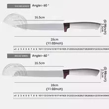 19-Piece Kitchen Knife Set with Knife Holder – Professional High Carbon Stainless Steel Cooking Knives