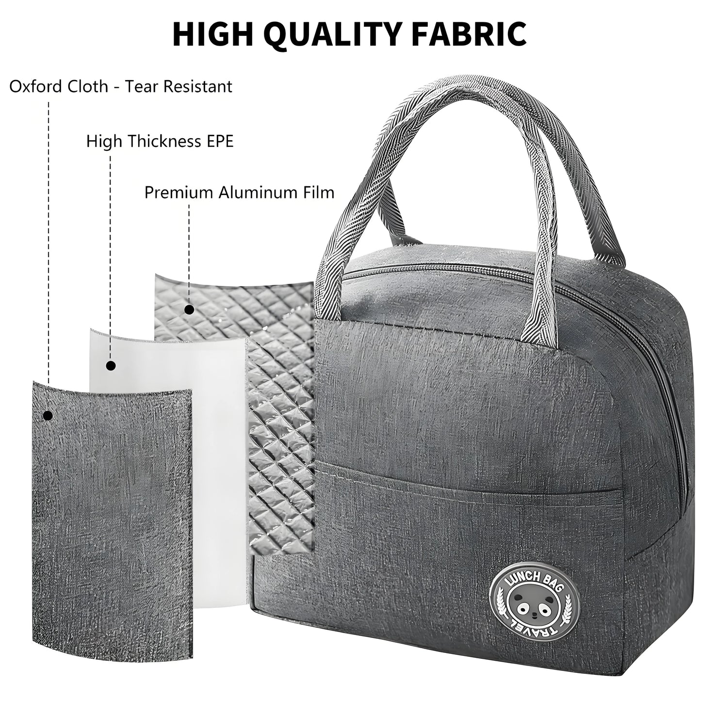 3-Piece Leakproof Lunch Containers Set | Insulated Thermal Bag Included | Spacious BPA-Free Meal Prep for School & Work