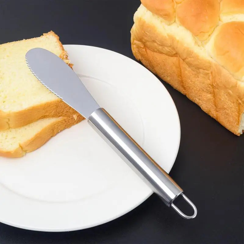 Stainless Steel Butter Spreader Kitchen Knives Stainless Steel Spreader Charcuterie Utensils For Kitchen Gadget For Cheese Jam