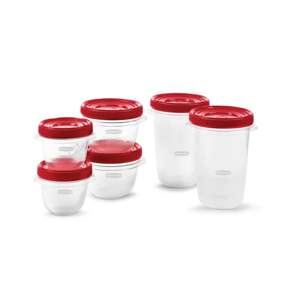 12-Piece BPA-Free Food Storage Set – Twist-Seal, Stackable, Microwave & Dishwasher Safe