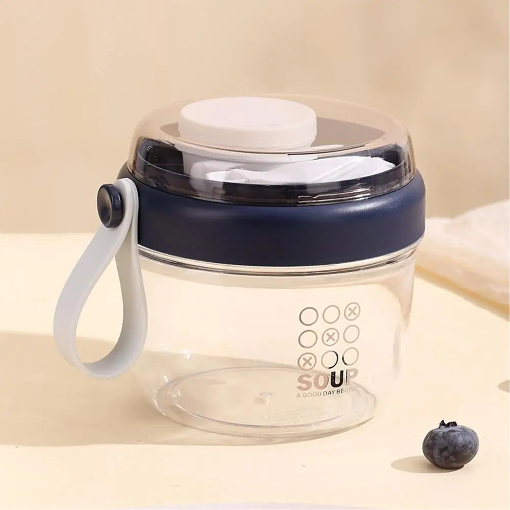 650ml Yogurt Parfait Cups With Handles Portable Yogurt Mug Breakfast Mug  Cereal Cup Meal Planning Containers for Milk Yoghurt