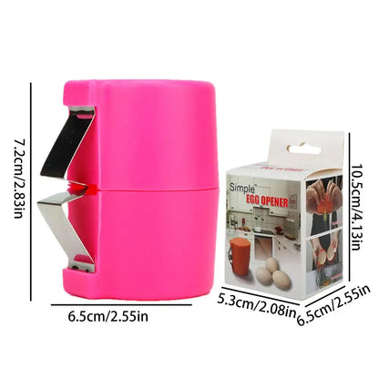 Egg Sheller & Opener Tool – Egg Beater and Separator for Boiled or Raw Eggs, Easy Peeler Kitchen Gadget for Baking & Cooking