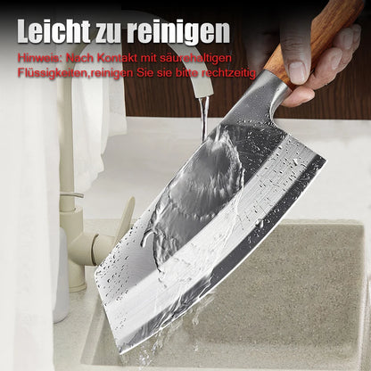 MDHAND Meat Cleaver Knife Forged Stainless Steel Professional Chinese Chef Knife Meat Vegetable Chopping Kitchen Knives