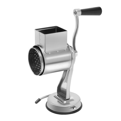 Rotary Grater W/5 Blades Stainless Steel Manual Grinder Vegetable Slicer Peanut Nuts Grinder Cheese Vegetable Shredder