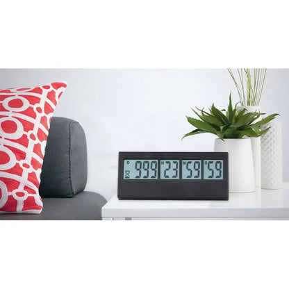 999 Days Countdown Clock – LCD Digital Event Timer for Kitchen, Weddings, Retirement, Labs, Cooking & Plant Watering Reminders