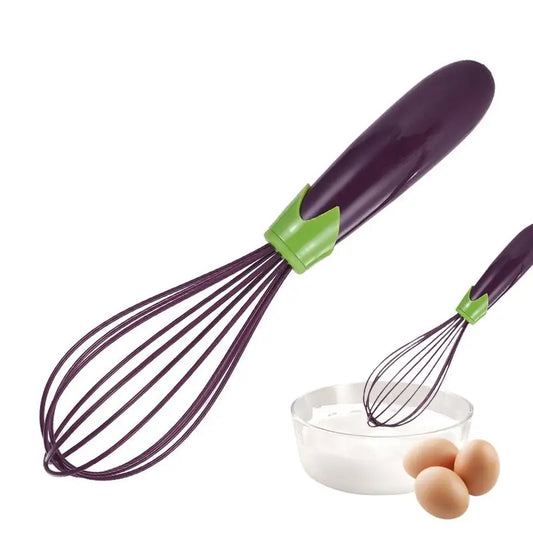 Heat-Resistant Silicone Whisk – Non-Stick Safe Balloon Egg Whisk for Mixing, Beating & Blending, Durable Kitchen Beater Tool