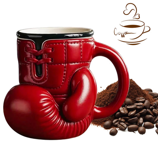 Boxing Glove Mug Sports Themed Mug Novelty Coffee Cup Gifts for Boxing Lovers