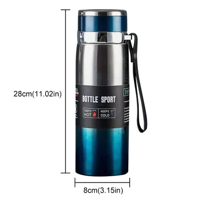 1000ml Insulated Thermal Water Bottle – Vacuum Flask for Hot & Cold Drinks