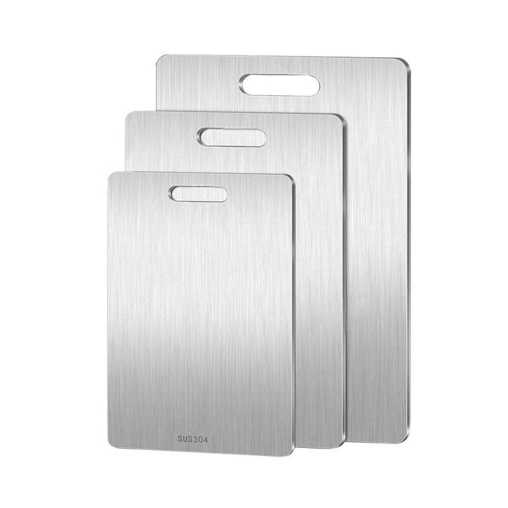 316 Stainless Steel Cutting Board – Thickened Anti-Mold Chopping Board for Meat & Vegetables