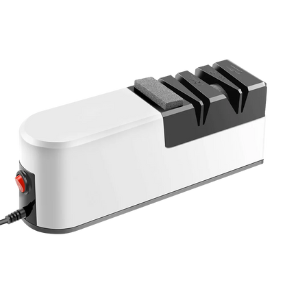 4-Segment Fully Automatic Electric Knife Sharpener – Portable Kitchen Sharpener with Non-Slip Base for Household Knives & Kitchen Accessories