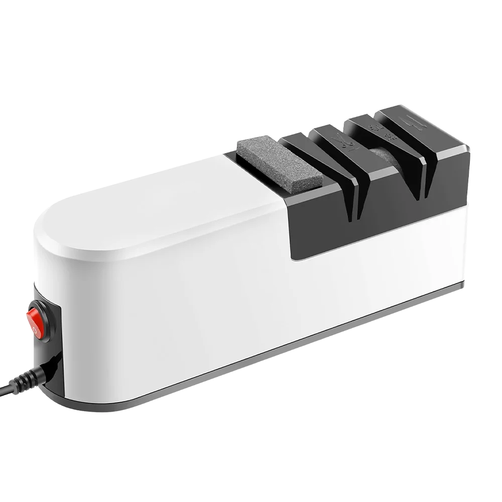 4 Segment Kitchen Fully Automatic Knife Sharpener Portable Electric Non-slip Base Knife Sharpener Household Kitchen Accessories