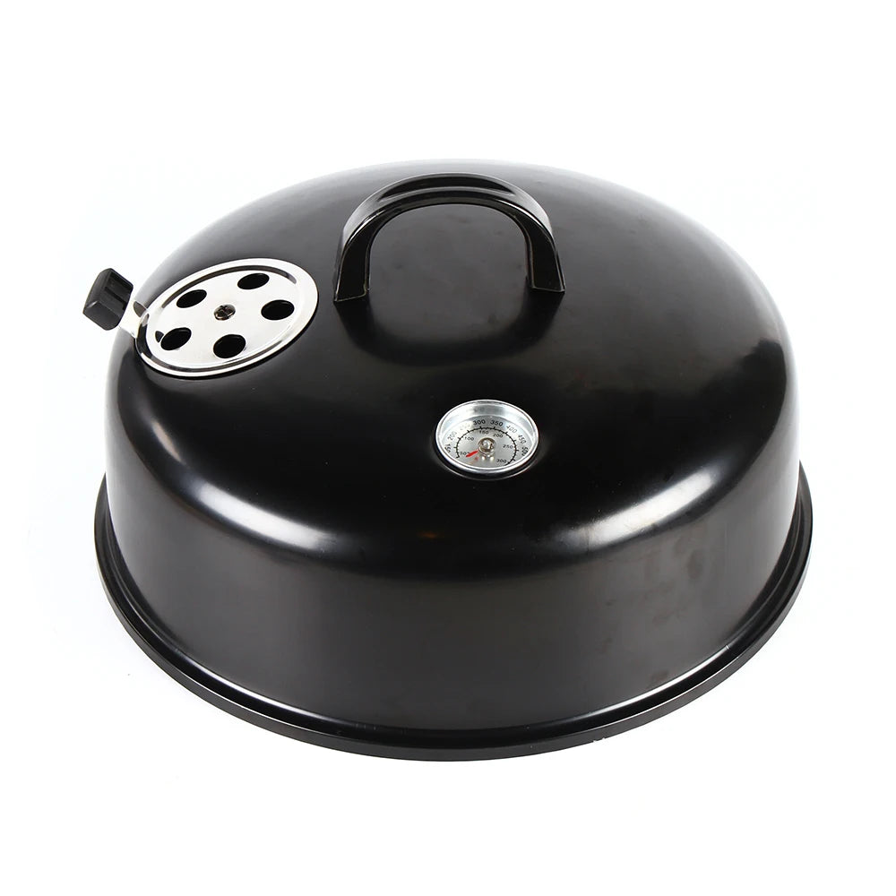 BBQ Smoker Oven Charcoal Smoker Smoker Cabinet Smoker Bin Thermometer For Outdoor Barbecue Meat Food