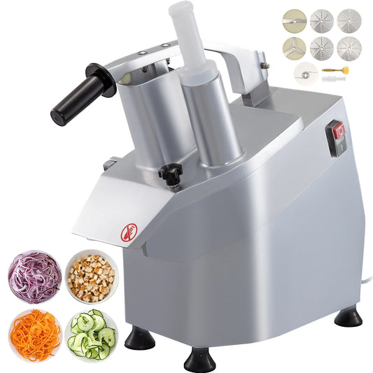 VEVOR Electric Vegetable Cutter – Multifunction Slicer, Chopper, Shredder & Grinder