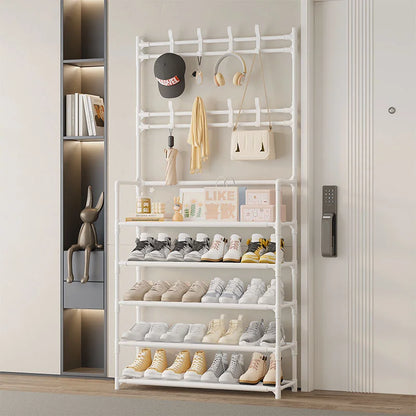 Insoles and shoe storage racks, brand new portable reinforced 5-tier hat racks with shelves - multi-functional living room, bath