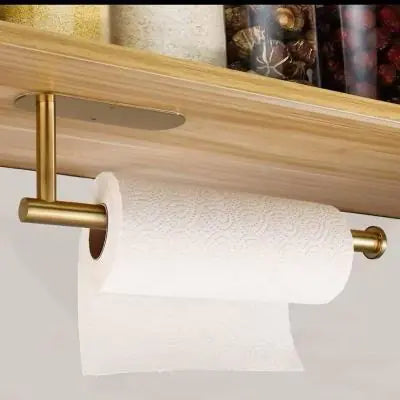 Black 304 Stainless Steel Cabinet Paper Towel Rack